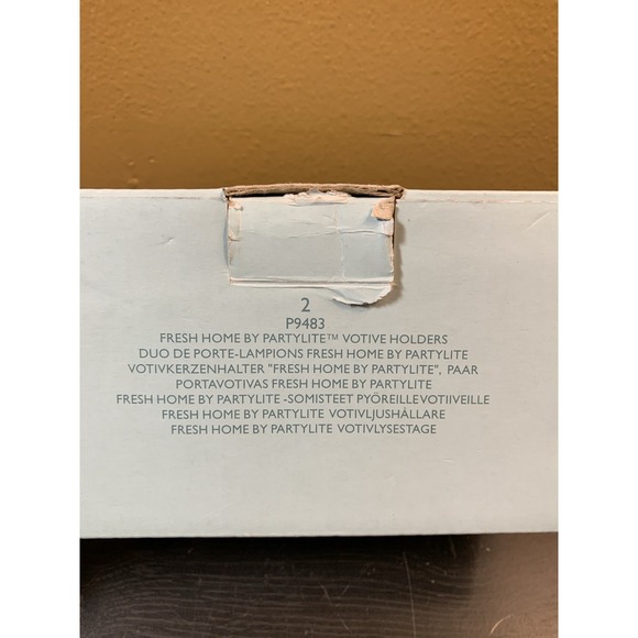 PartyLite Fresh Home Votive Holder Retired New In Box P6E/P9483 - Picture 6 of 11